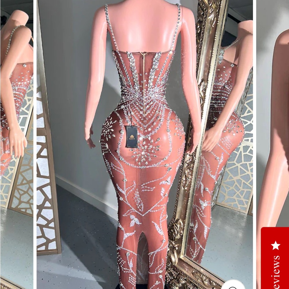 RHINESTONE DIAMOND DRESS💄💋 FREE SHIPPING👄